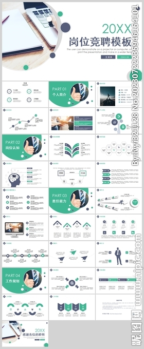 岗位竞聘PPT模板