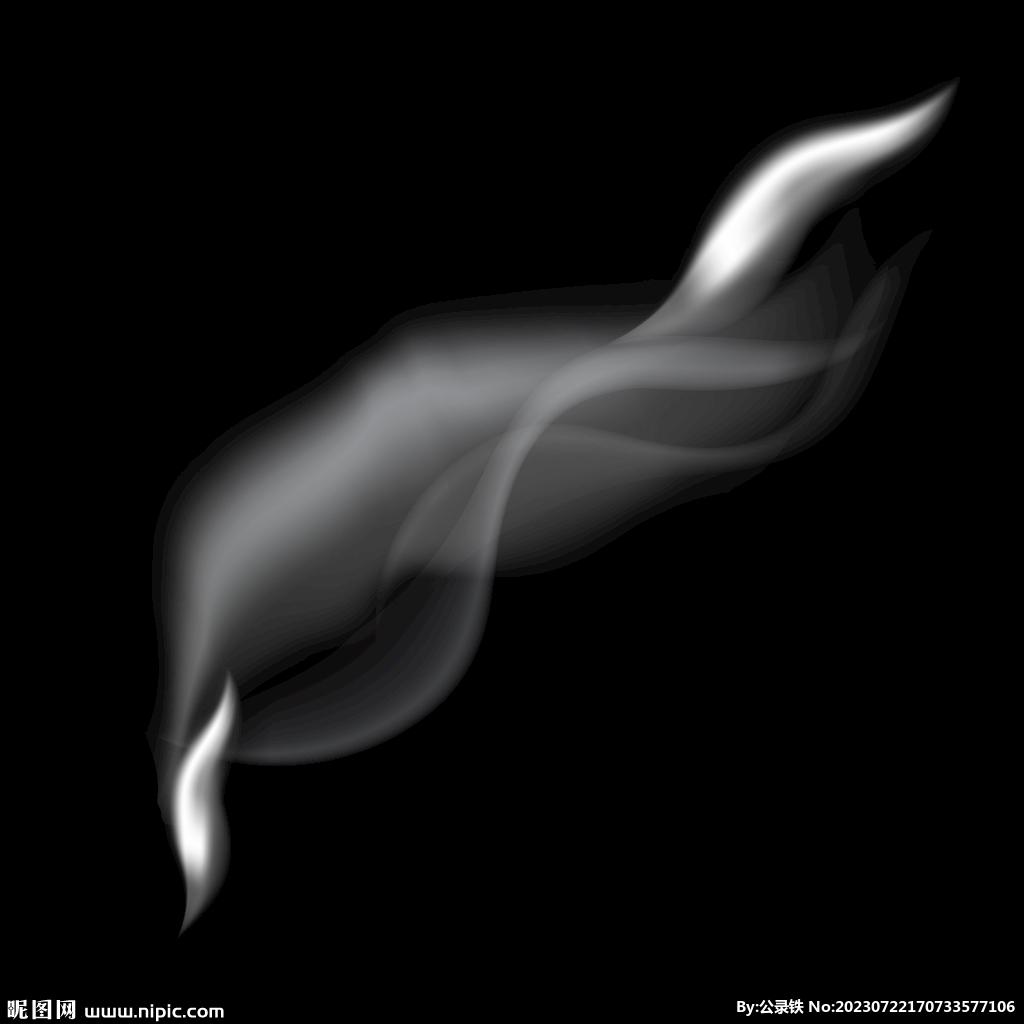 白色烟雾缭绕免抠素材