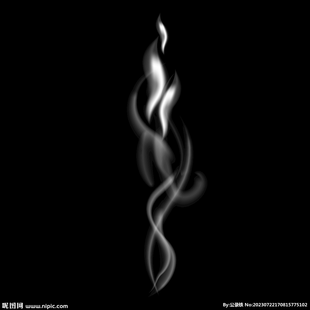 白色烟雾缭绕免抠素材