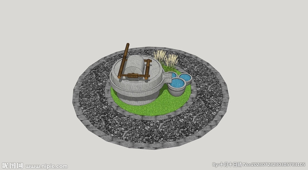 乡村民俗广场景观小品