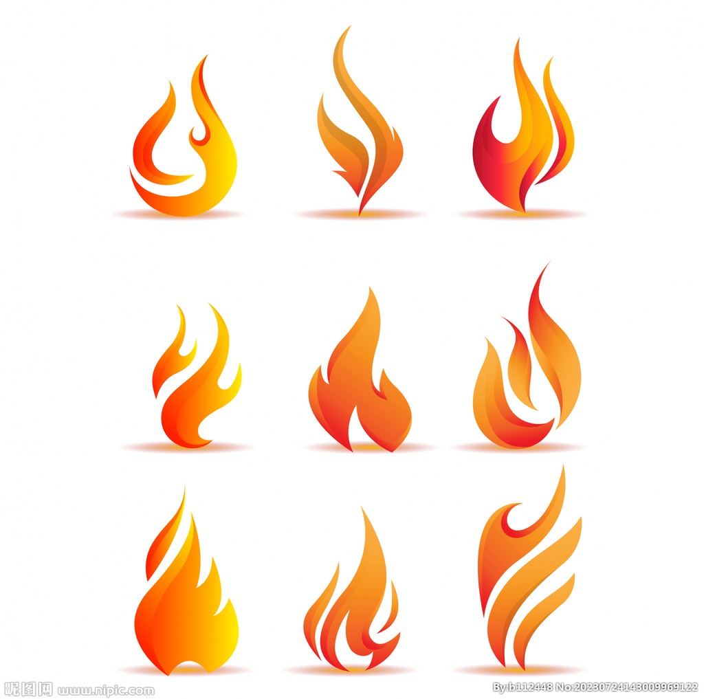 卡通火焰