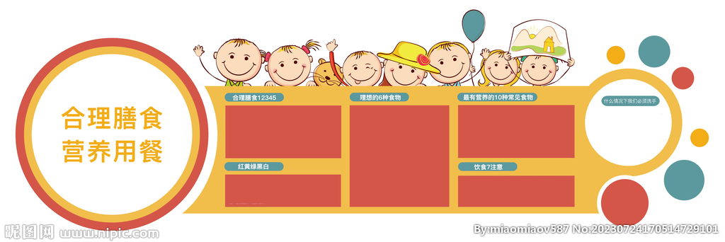 均衡营养食堂海报图片