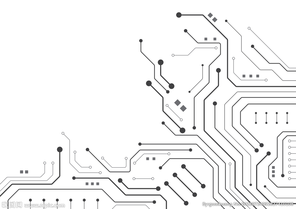芯片电路板背景
