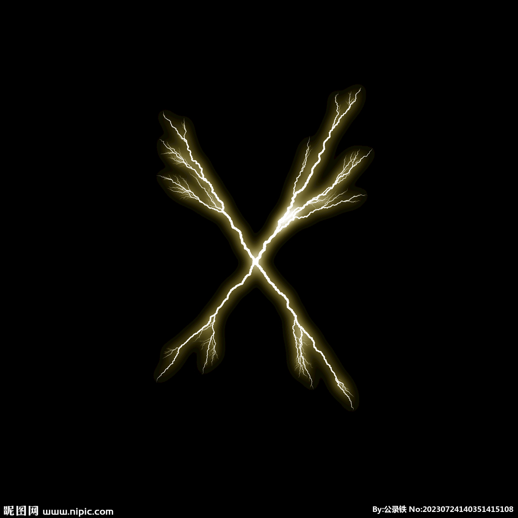 闪电闪光雷电叠加背景素材