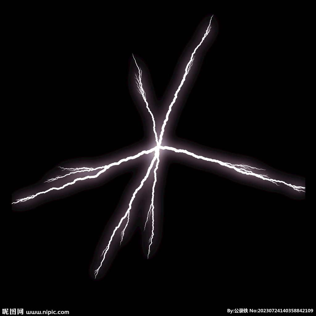 闪电闪光雷电叠加背景素材