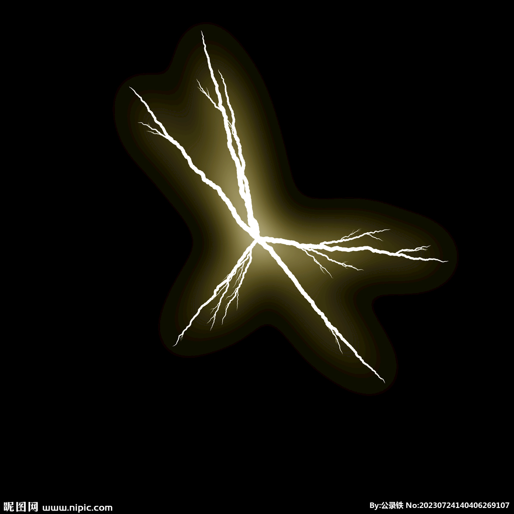 闪电闪光雷电叠加背景素材