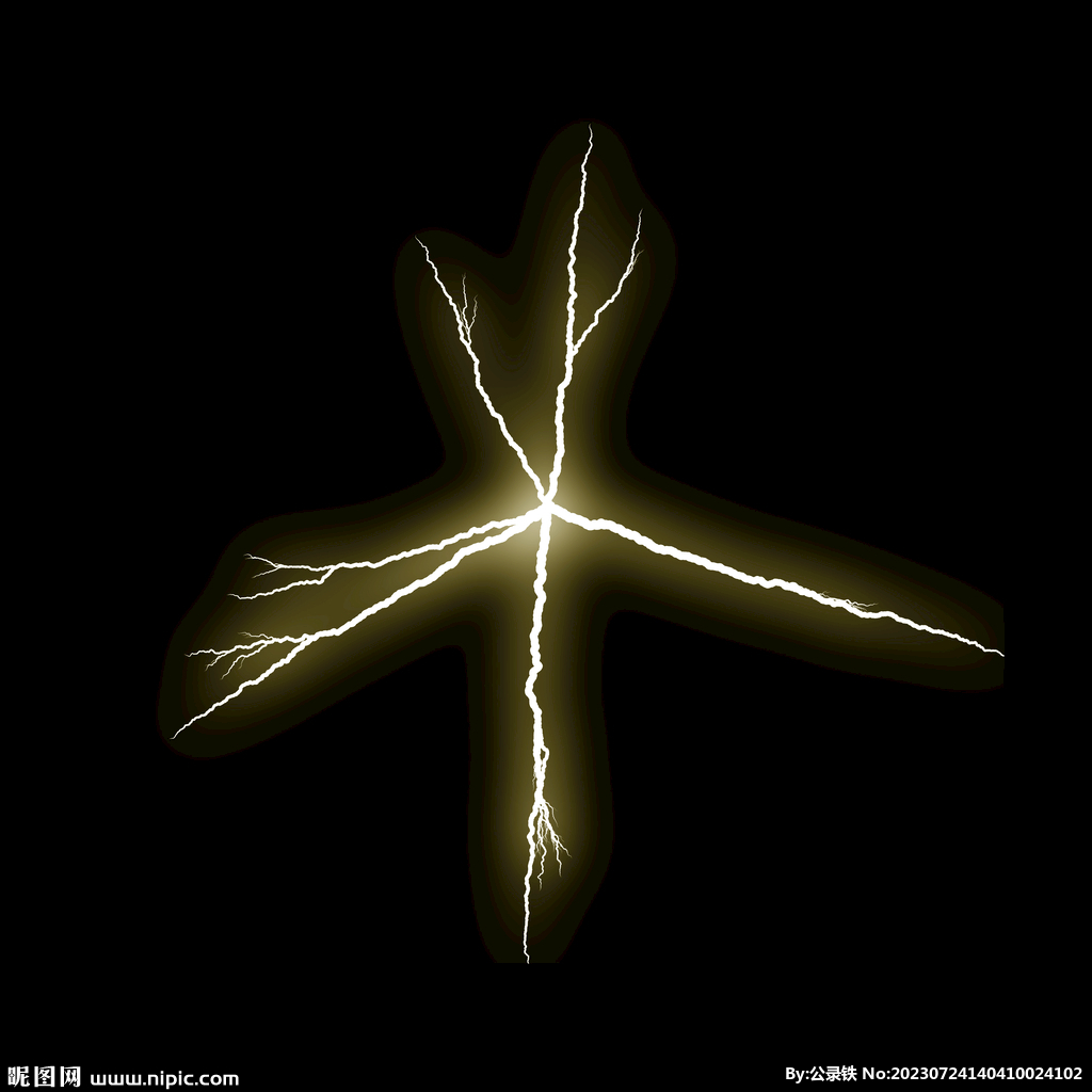 闪电闪光雷电叠加背景素材