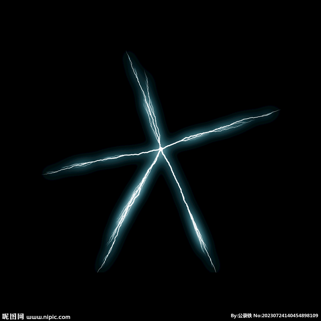 闪电闪光雷电叠加背景素材