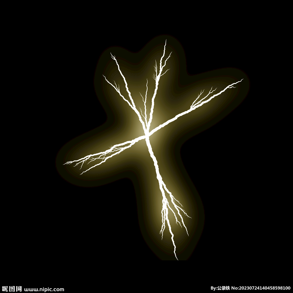 闪电闪光雷电叠加背景素材