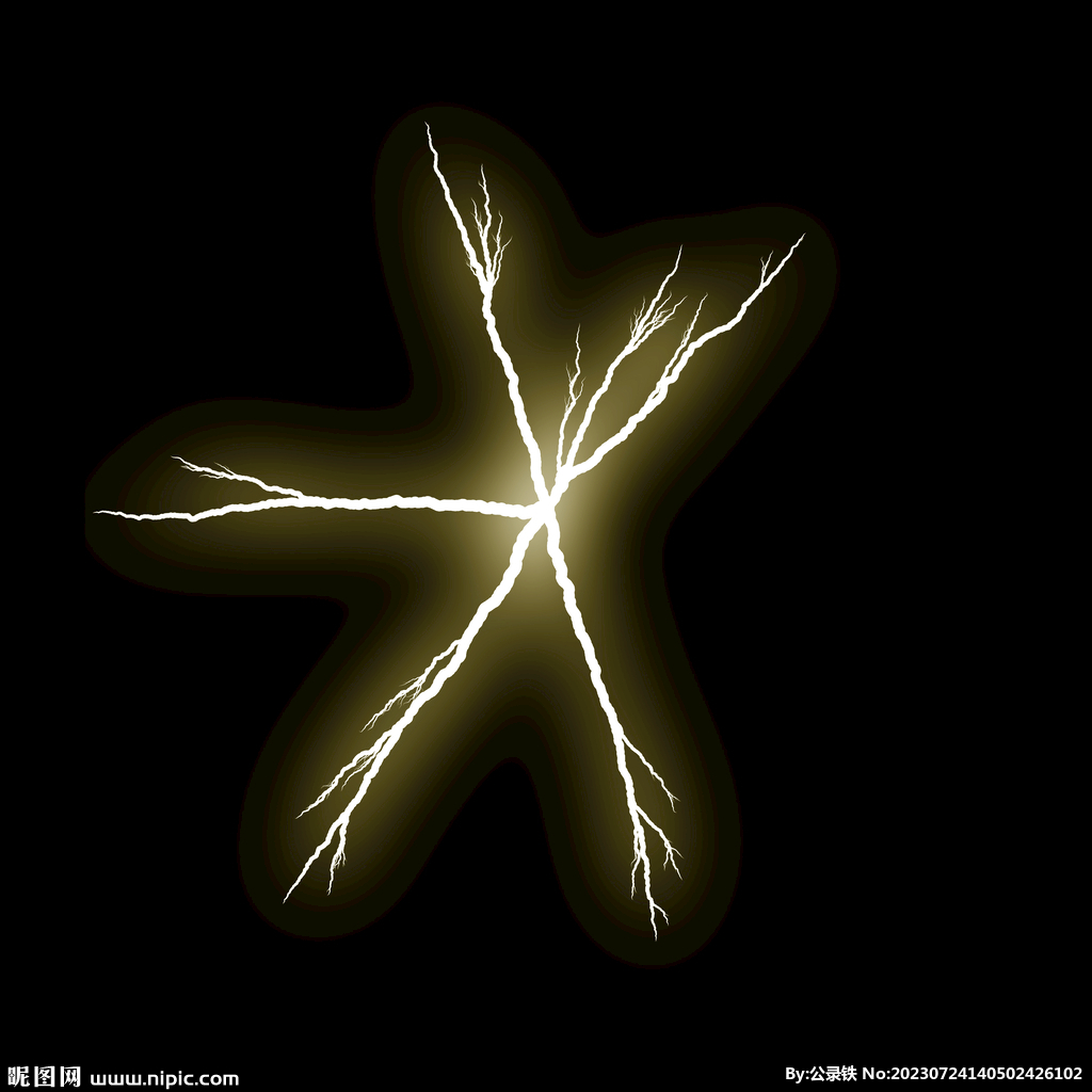 闪电闪光雷电叠加背景素材