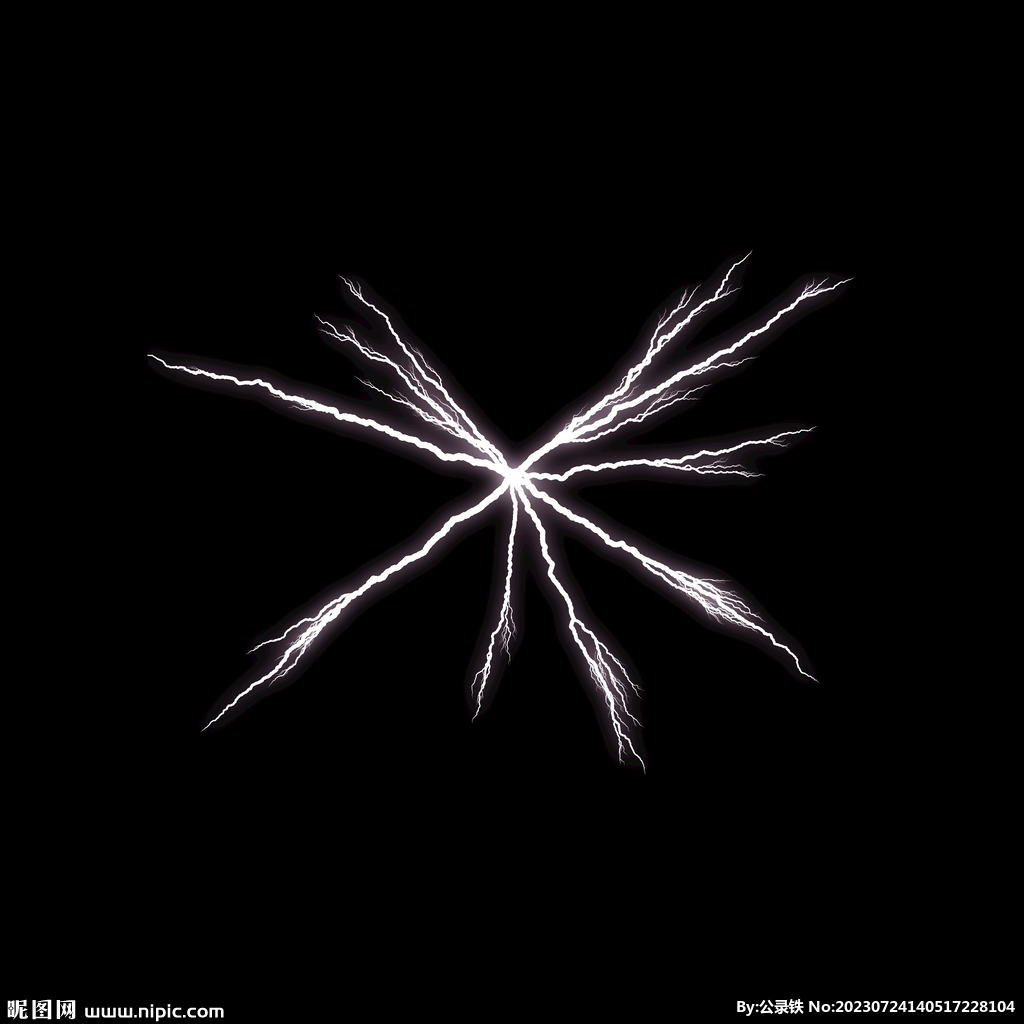 闪电闪光雷电叠加背景素材