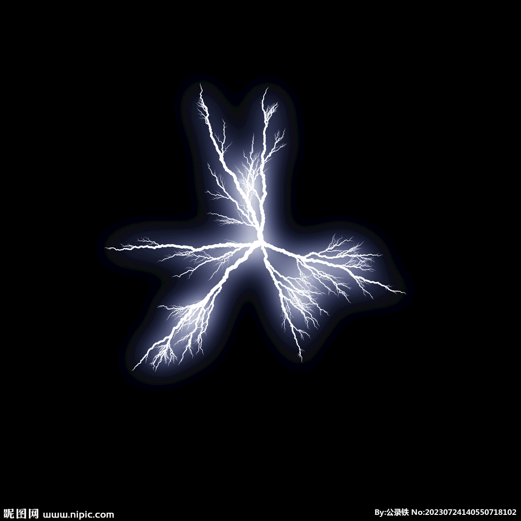 闪电闪光雷电叠加背景素材