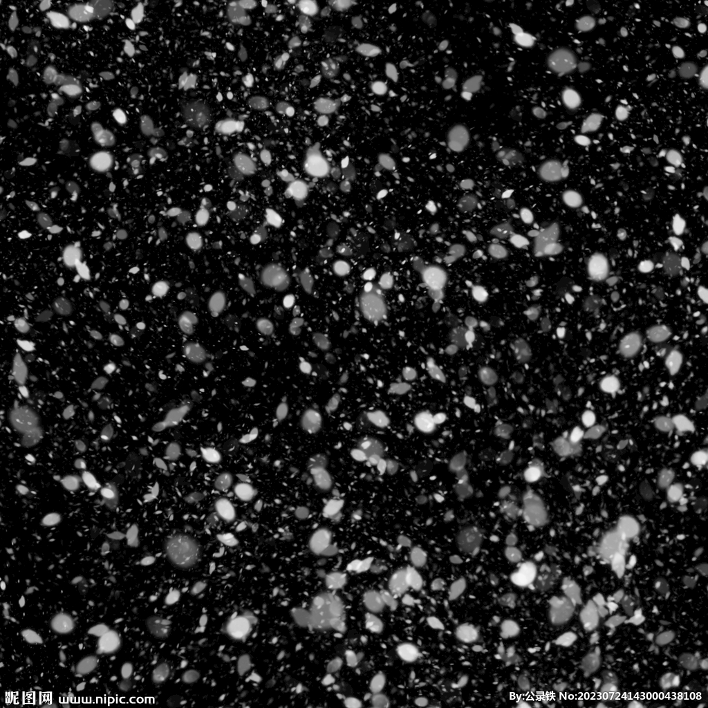 下雪飘雪雪花