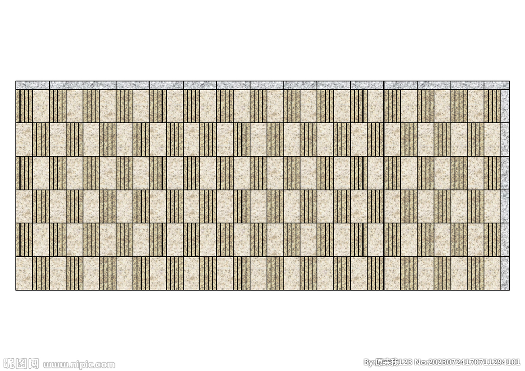 石材铺装放大详图