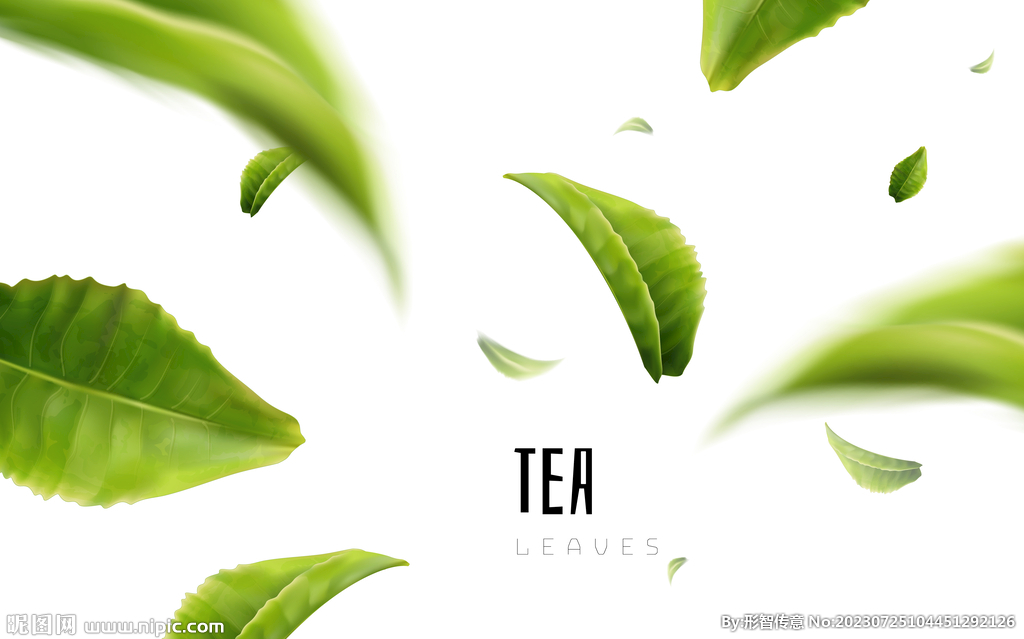 茶叶创意背景