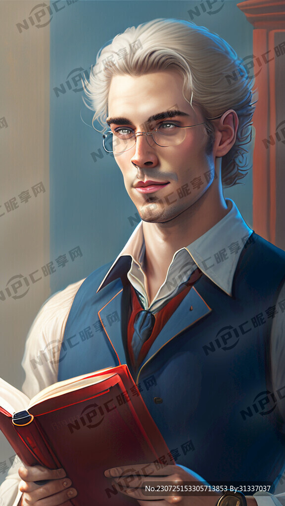 律师 讲解知识 蓝色西方 白皙