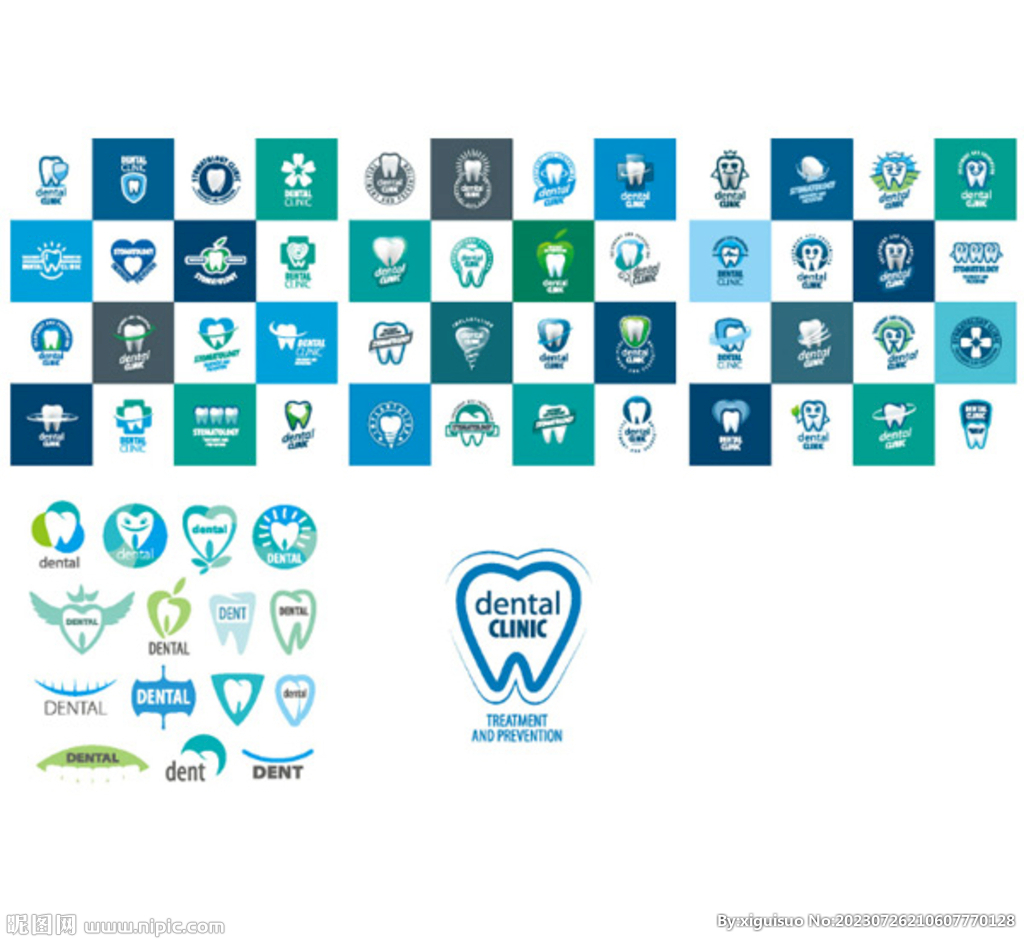 牙齿logo 牙齿笑脸