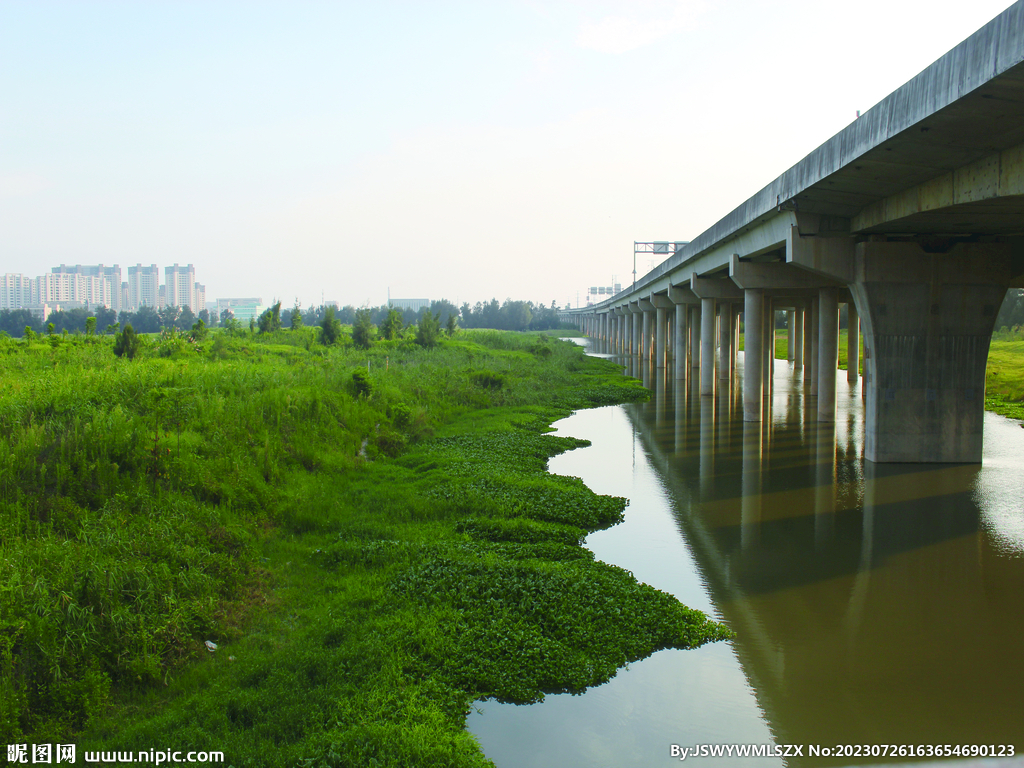 湖边  城市    风景   