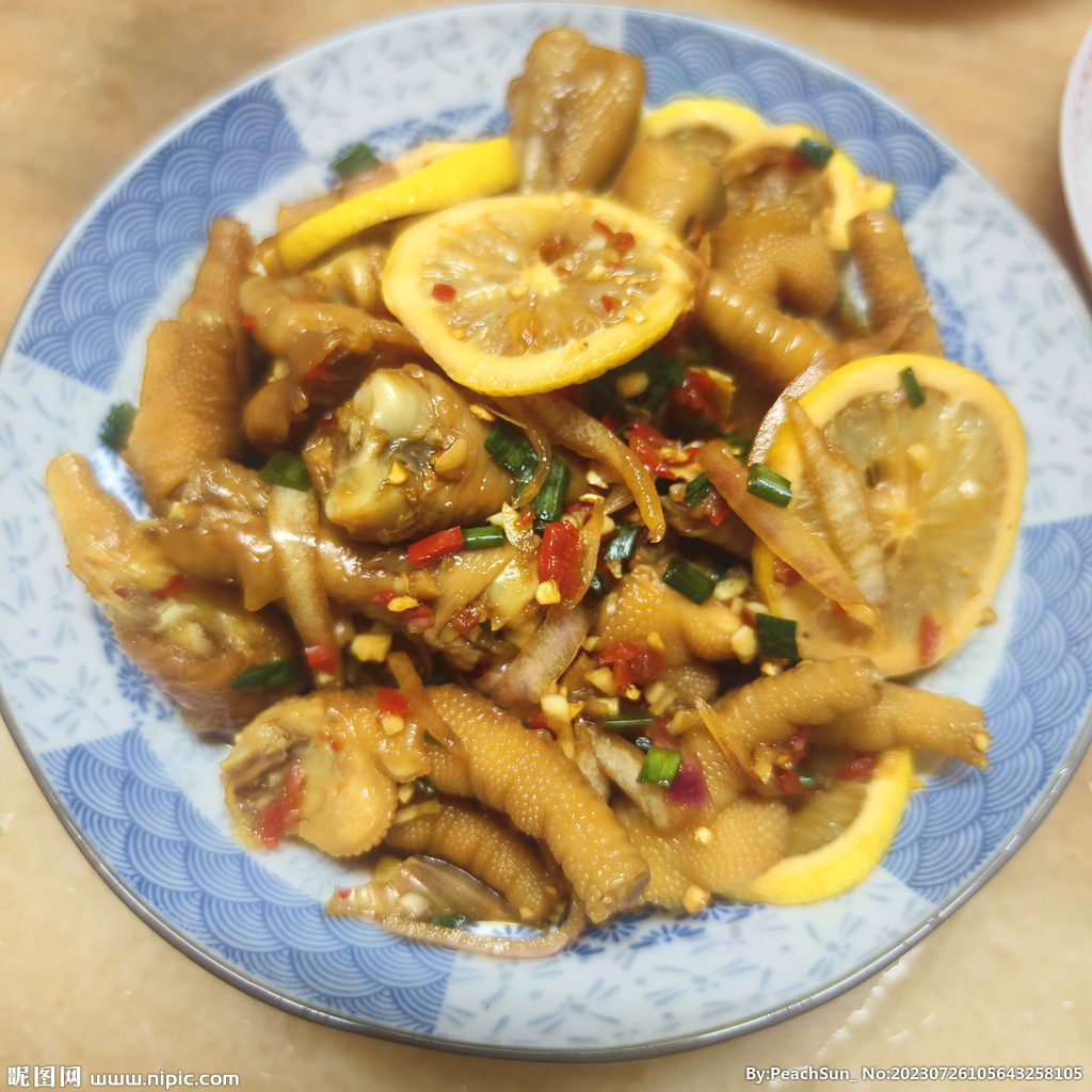 柠檬鸡爪