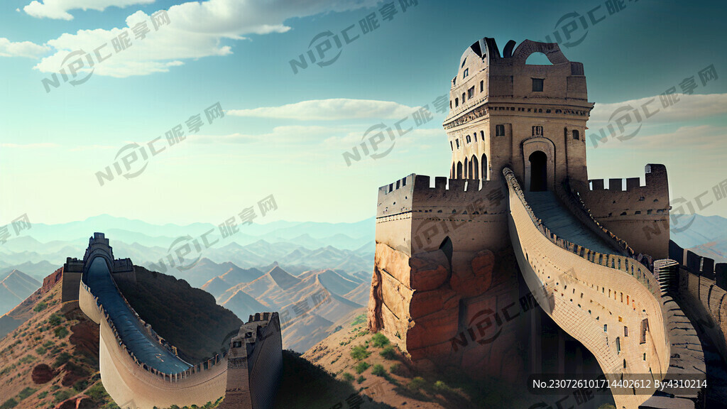 万里长城 是地球上最壮观