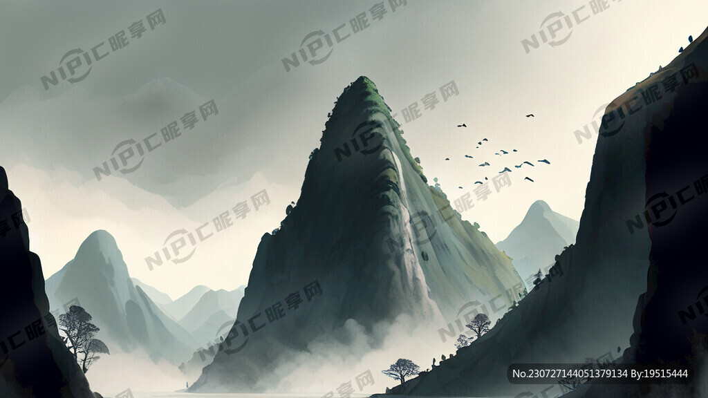 武侠轻功山水之间