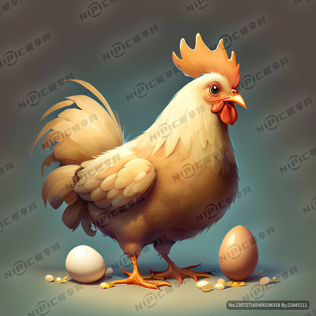 鸡妈妈和鸡蛋