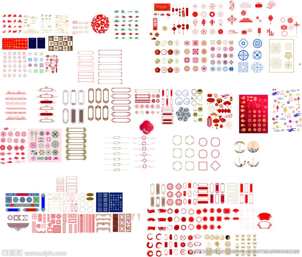 边框矢量图图片