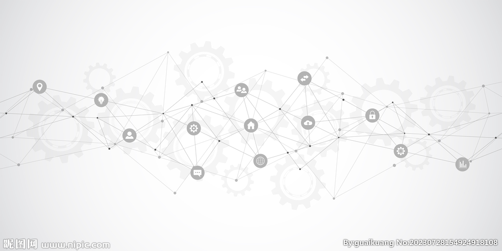 工业科技云背景