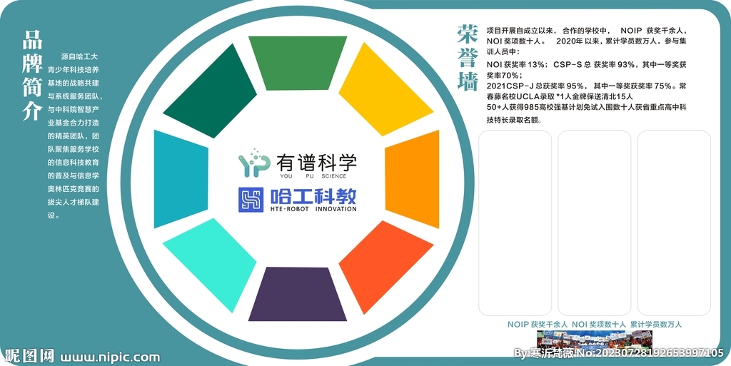 荣誉墙 学校展板