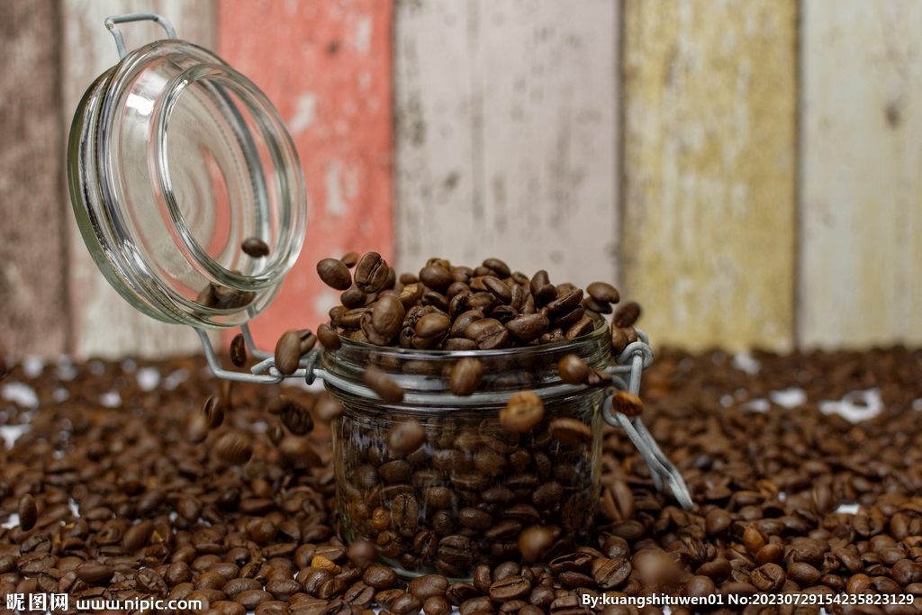 咖啡豆摄影图片