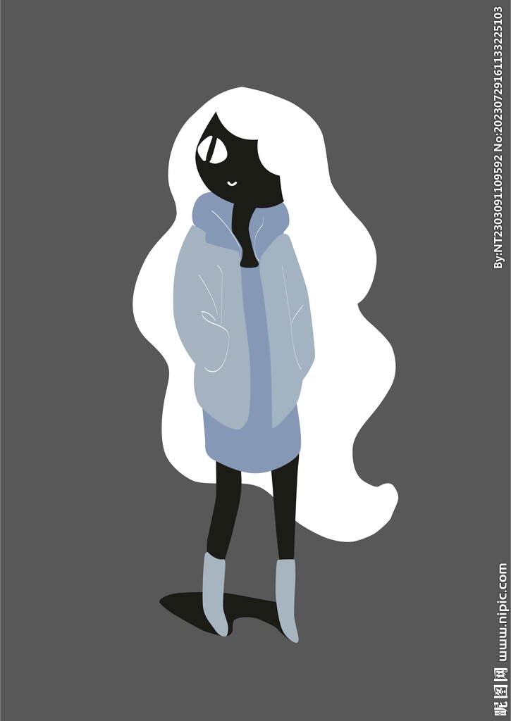 可爱猫咪拟人化形象