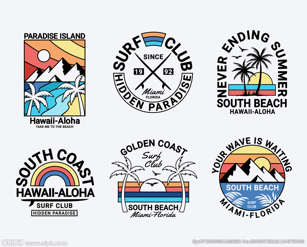 美式小logo字母印花图案