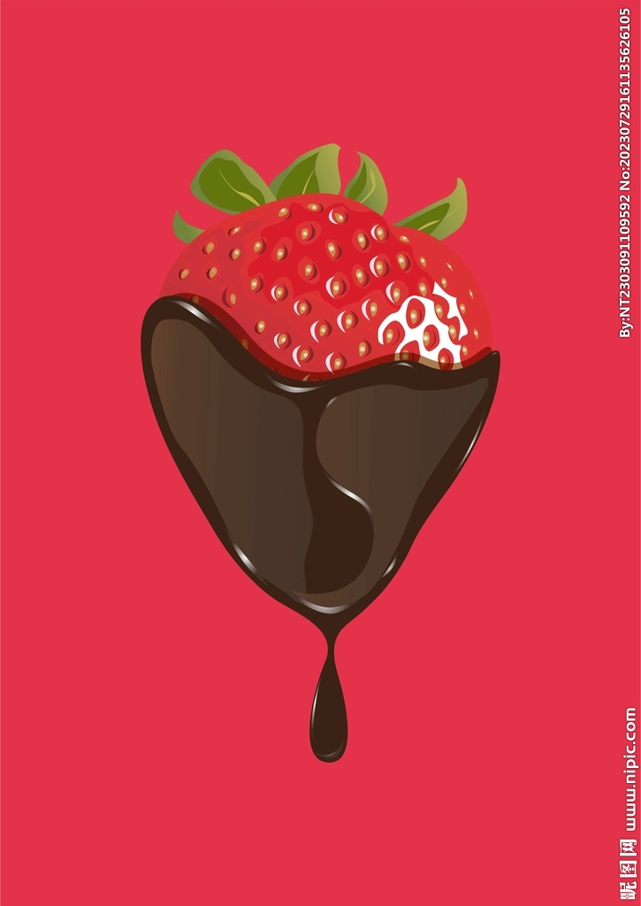 情人节草莓巧克力