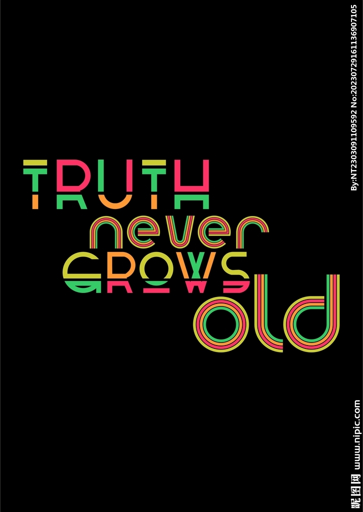 线条感英文字母设计