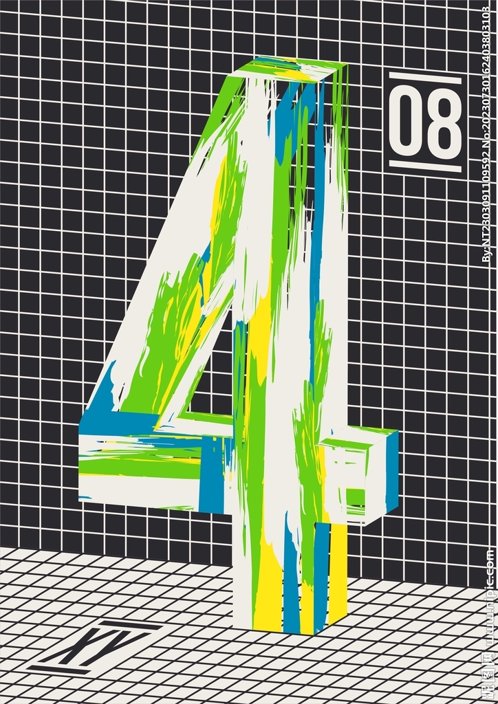 数字涂鸦立体3d