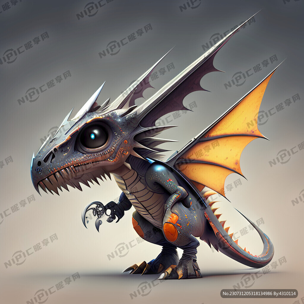 翼龙侧面 太空武器 可爱 搞笑