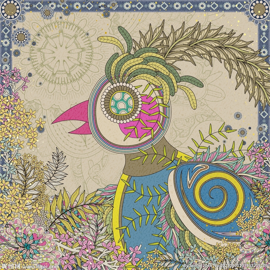 艺术底纹花纹设计