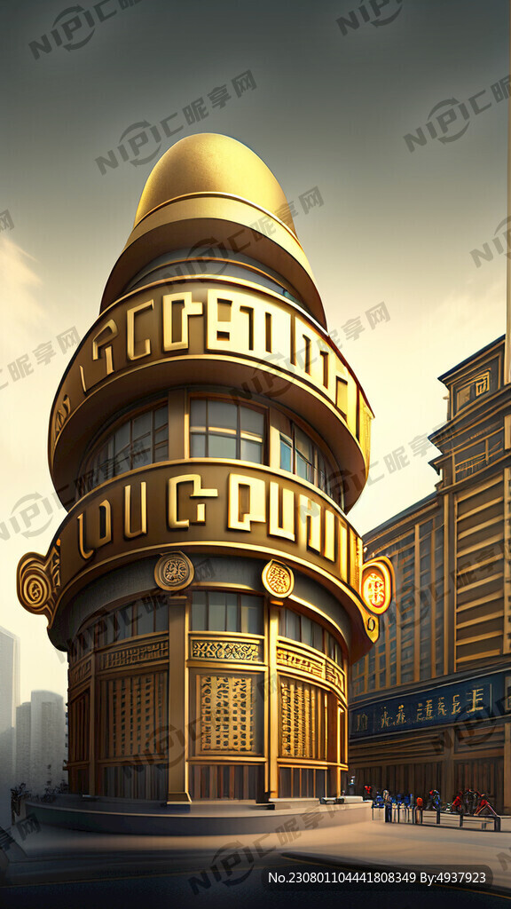 标志金街建筑地产