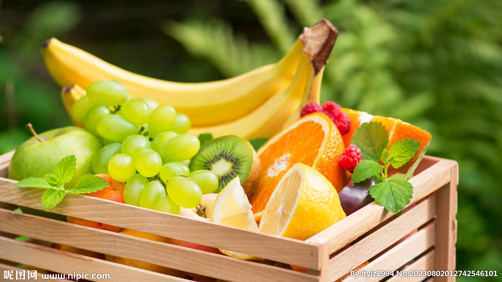 新鲜水果素材
