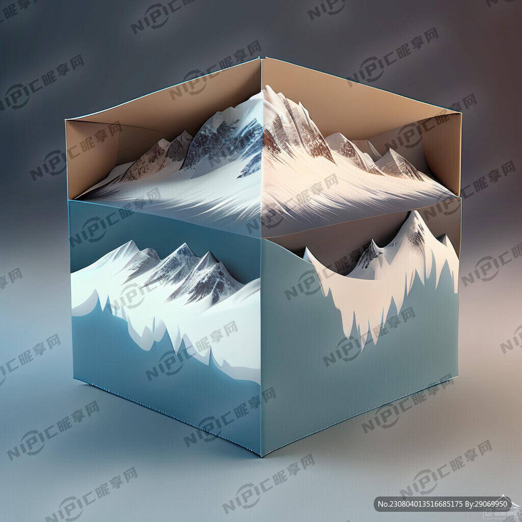 雪山包装盒