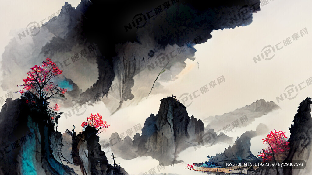 游戏梦幻唯美新中式风景 超高清