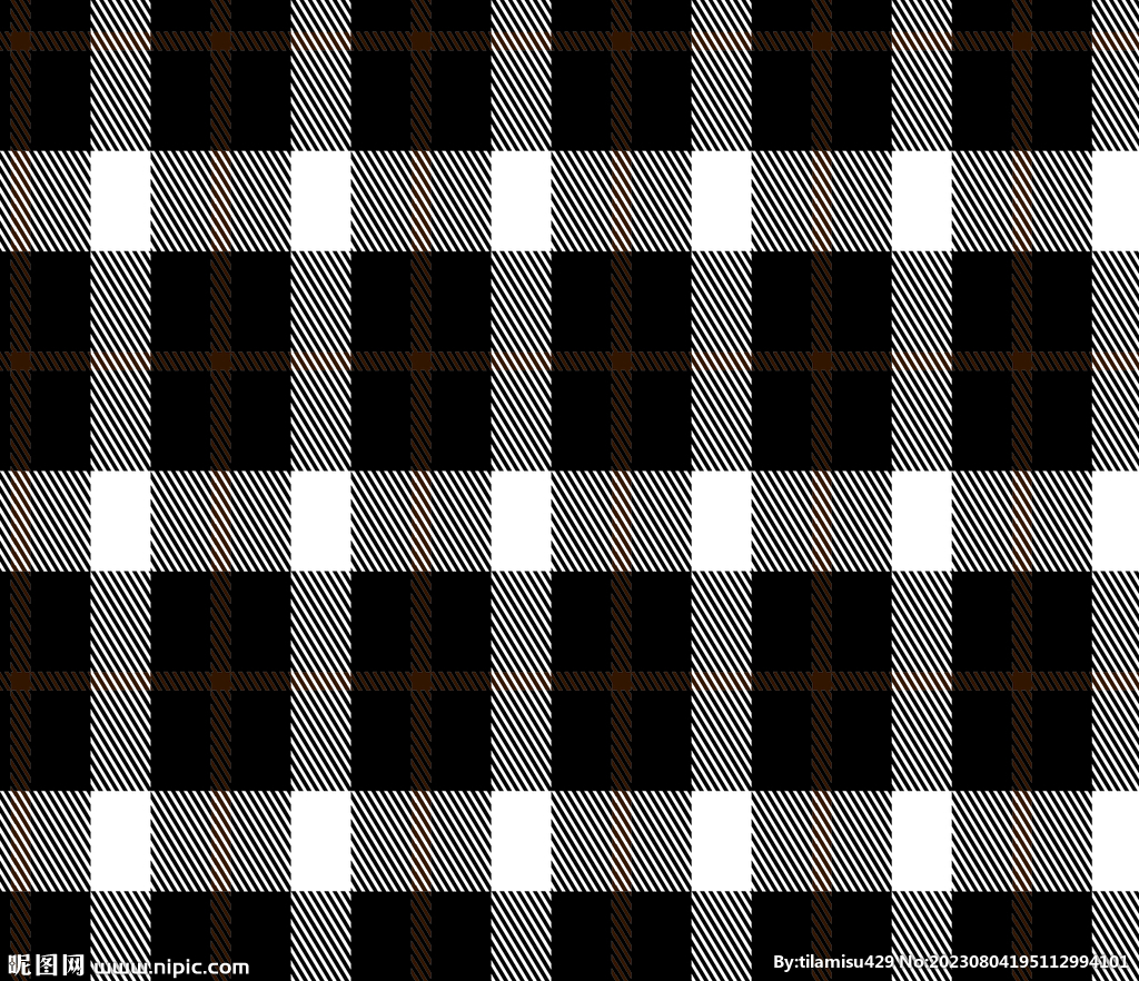 数码印花花型格子图案