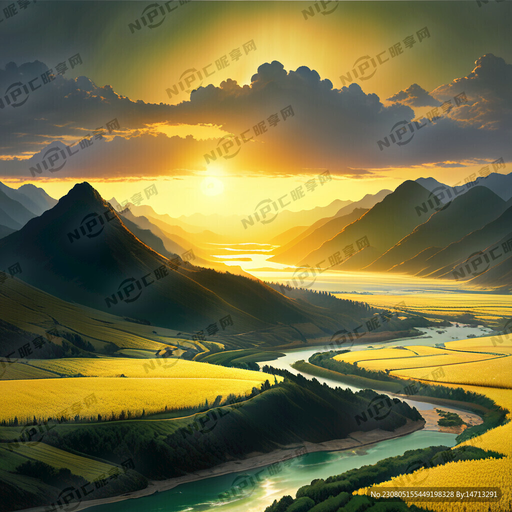 超大广角 俯视视角 南方的山水