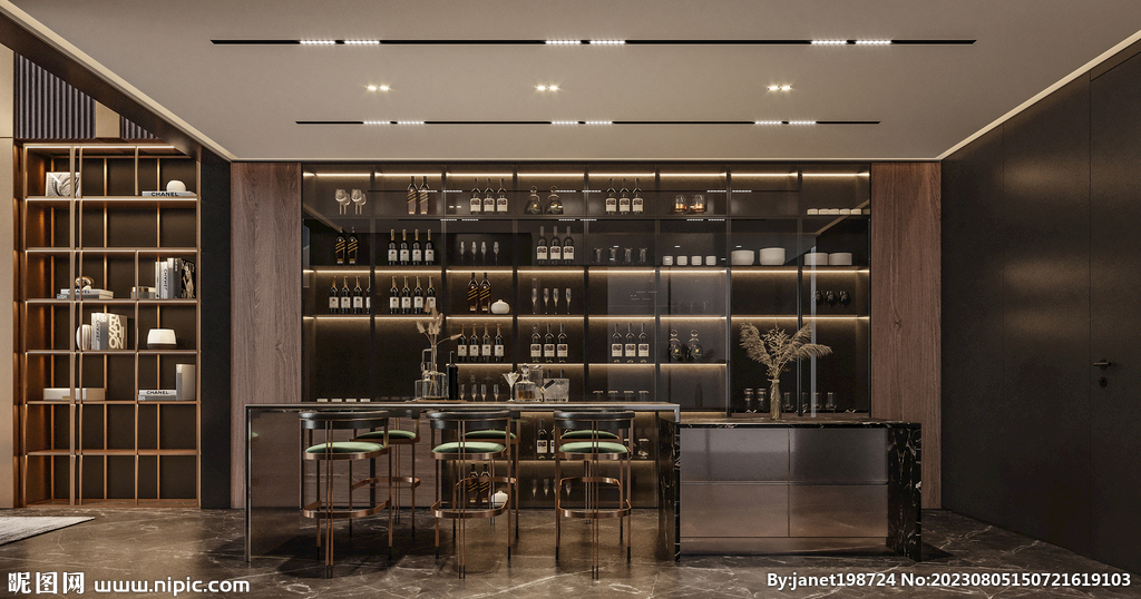 现代轻奢 开放式西厨