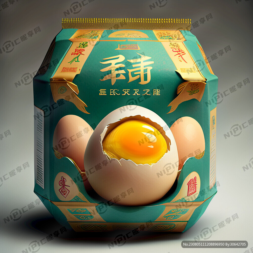 鸡蛋包装 凸出富硒鸡蛋 代言人