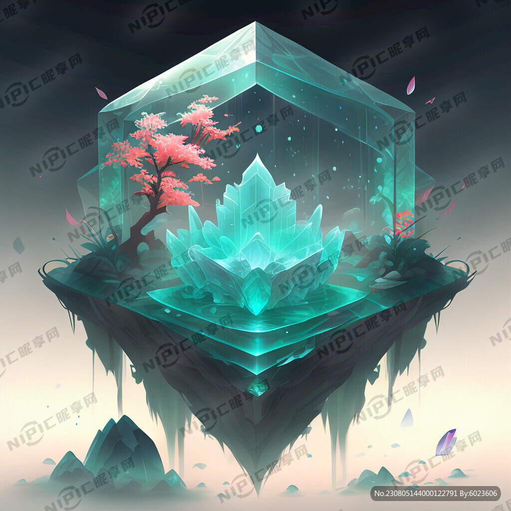 晶莹剔透 梦幻 二次元 中国风