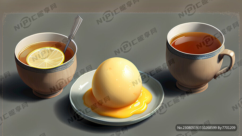 港式鸡蛋仔和柠檬茶