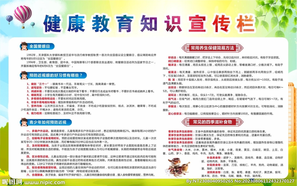 健康教育宣传栏