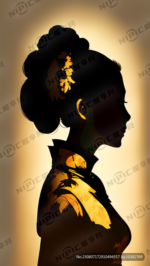 美女 影藏的轮廓 扬中