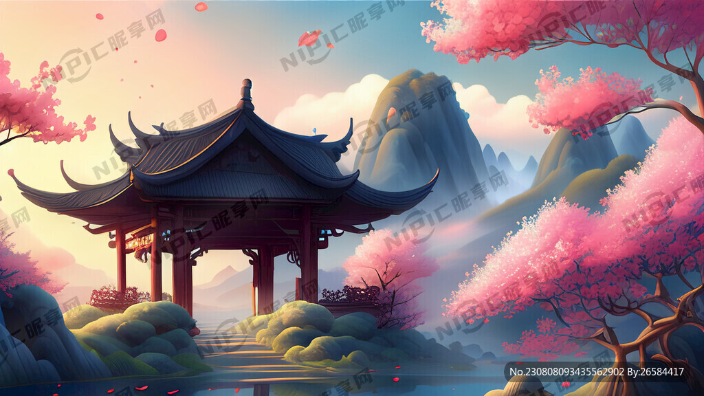 游戏梦幻唯美新中式风景 超高清